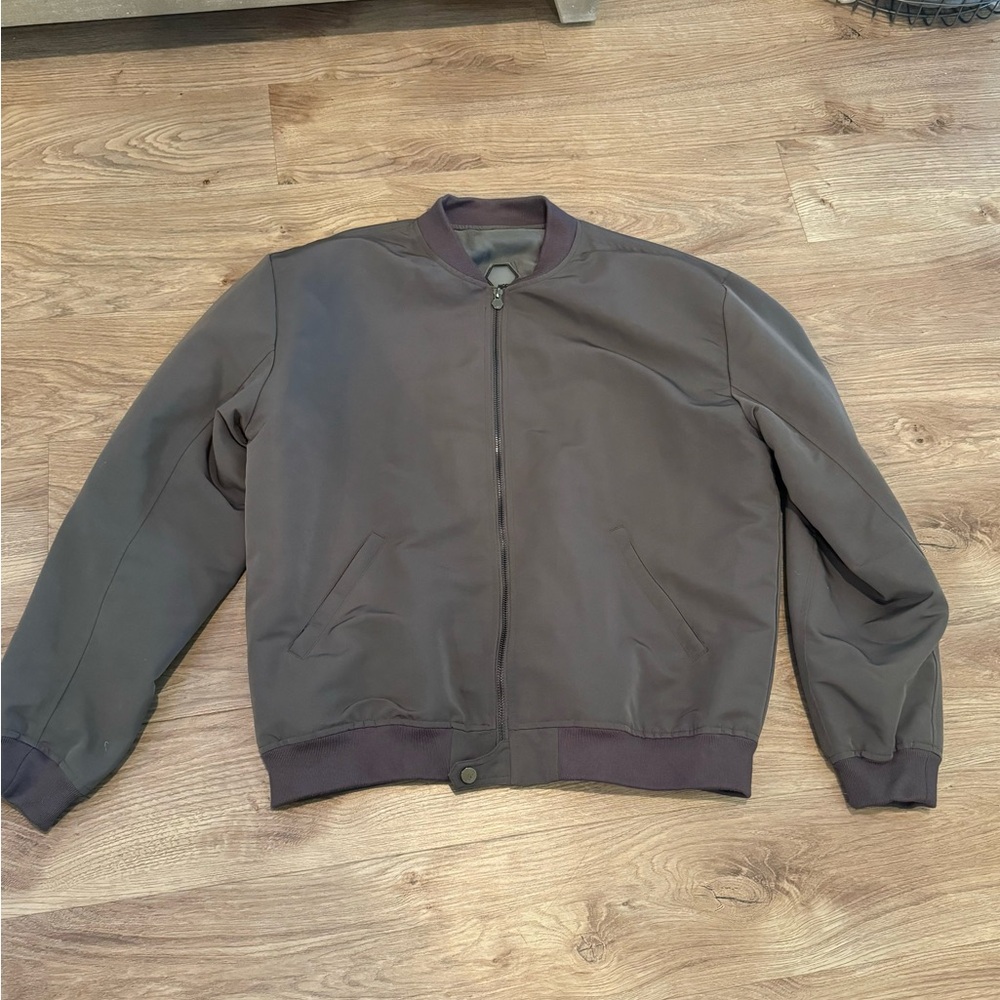 Men's Bomber Jacket - Dark Brown
